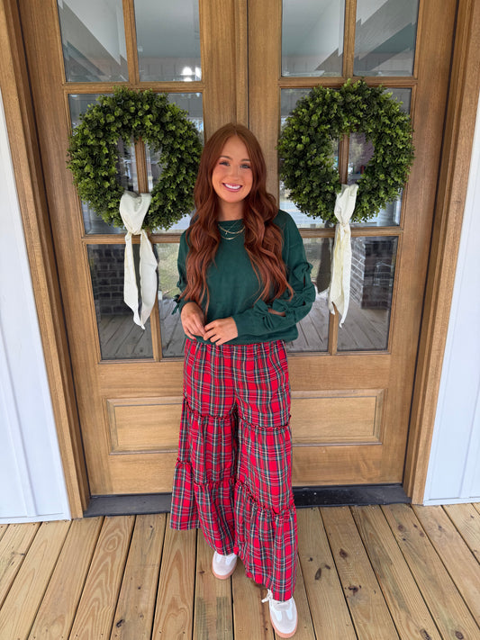 Holly Jolly Tiered Pants