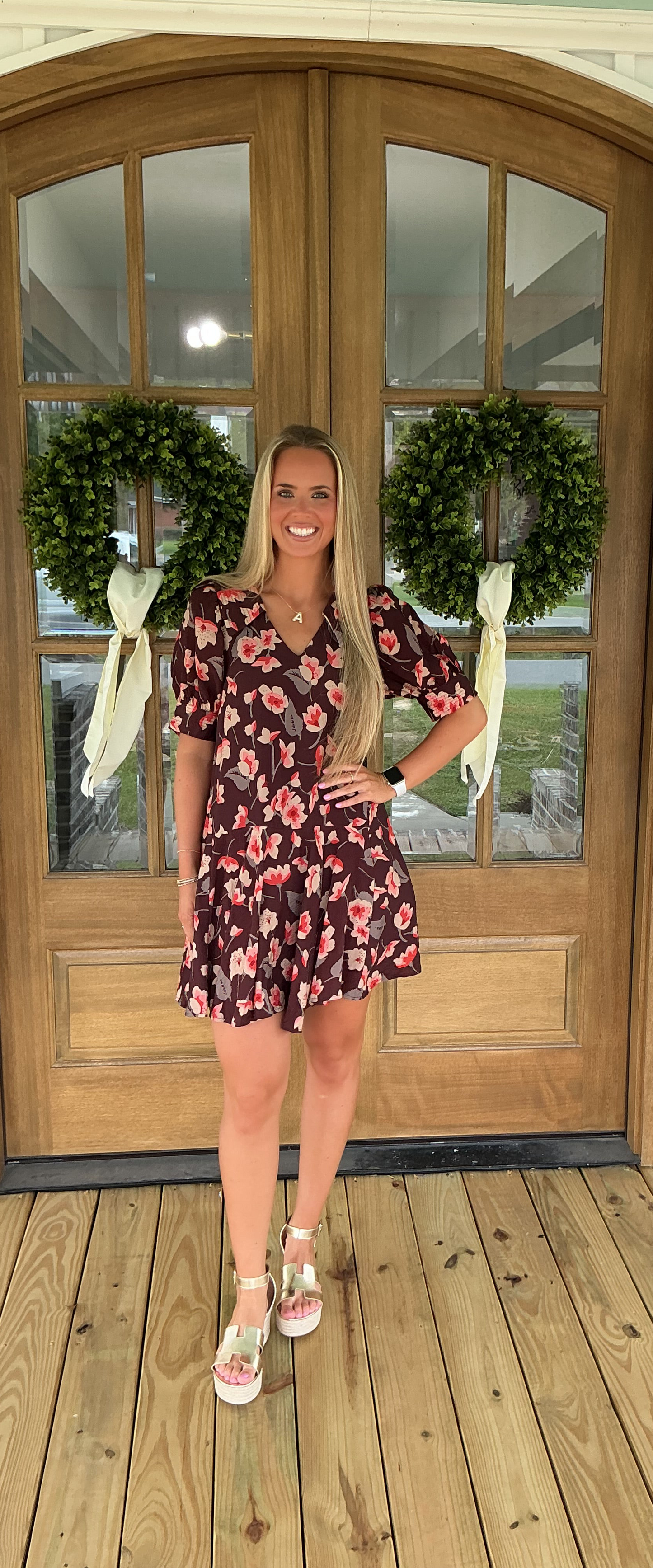Autumn Blossom Dress
